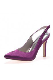 Women's Shoes Satin Stiletto Heel Pointed Toe Pumps/Heels Wedding Shoes More Colors available