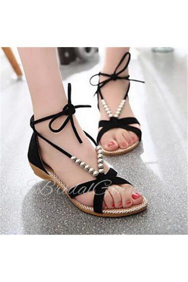 Women's Shoes Synthetic Low Heel Mary Jane Sandals Dress / Casual Black / Blue / White / Orange