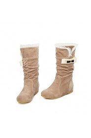 Women's Wedge Heel Snow Boots Mid-Calf Boots (More Colors)