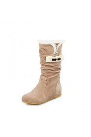 Women's Wedge Heel Snow Boots Mid-Calf Boots (More Colors)