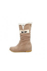 Women's Wedge Heel Snow Boots Mid-Calf Boots (More Colors)