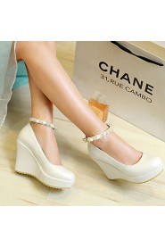 Women's Shoes Wedge Heel Round Toe Pumps Dress Shoes More Colors available