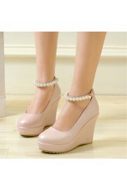 Women's Shoes Wedge Heel Round Toe Pumps Dress Shoes More Colors available