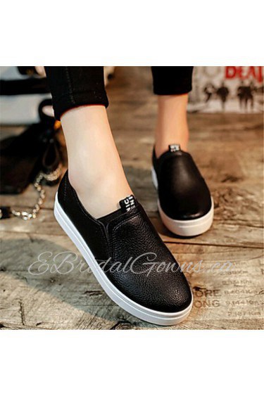 Women's Shoes Leatherette Platform Creepers Athletic Shoes Outdoor / Work & Duty / Athletic / Casual Black / Red