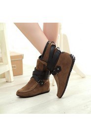 Women's Shoes Round Toe Wedge Heel Ankle Boots More Colors available