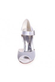 Women's Shoes Satin Stiletto Heel Peep Toe Sandals Wedding/Party & Evening Wedding Shoes More Colors available