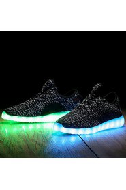 Women's LED Shoes USB charging Synthetic Fashion Sneakers Athletic/Casual Black/Green/Red/Gray