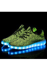 Women's LED Shoes USB charging Synthetic Fashion Sneakers Athletic/Casual Black/Green/Red/Gray