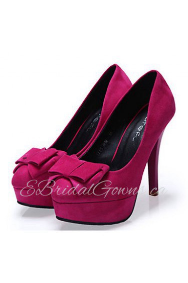 Women's Wedding Shoes Heels / Platform / Round Toe Heels Wedding / Office & Career / Party & Evening / Dress