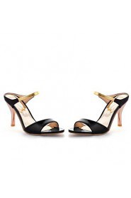 Women's Shoes Stiletto Heel Open Toe Patent Leather Sandals More Colors Available