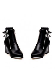 Women's Shoes Chunky Heel Pointed Toe Ankle Boots More Colors available