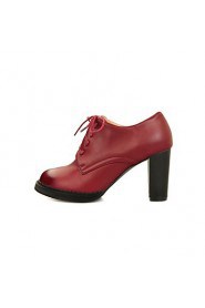 Women's Shoes Round Toe Chunky Heel Oxfords Shoes More Colors available