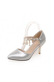 Women's Shoes Stiletto Heel/D'Orsay & Two-Piece/Pointed Toe Heels Party & Evening/Dress Pink/Silver/Gold