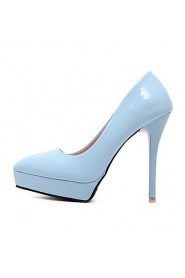 Women's Shoes Patent Leather Stiletto Heel Heels Heels Dress / Casual Black / Blue