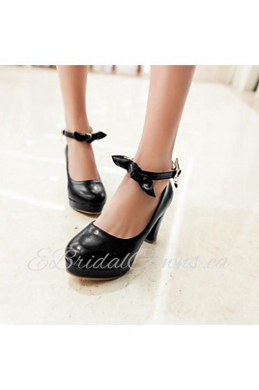 Women's Shoes Chunky Heel Round Toe Pumps Dress Shoes More Colors Available