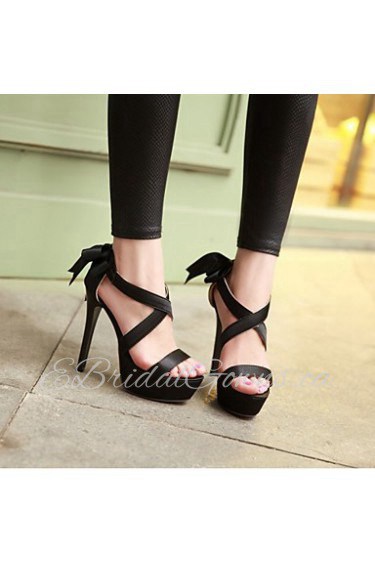 Women's Shoes Heel Heels / Peep Toe / Platform Sandals / Heels Party & Evening / Dress / Casual Black / Purple/920-3