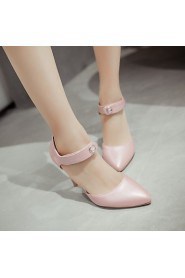 Women's Shoes Stiletto Heel Pointed Toe Sandals Wedding / Party & Evening / DressGreen / Pink / White /