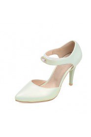 Women's Shoes Stiletto Heel Pointed Toe Sandals Wedding / Party & Evening / DressGreen / Pink / White /