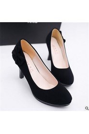 Women's Shoes Synthetic Chunky Heel Heels Heels Office & Career Black