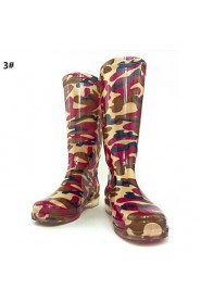 Women's Shoes Silicone Flat Heel Rain Boots Flats / Boots Outdoor 1 /2