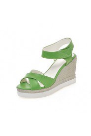 Women's Shoes Wedges Heels /Platform/Sling back/Open Toe Sandals Dress Black/Pink/White/Dark Green/Light Green