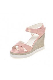 Women's Shoes Wedges Heels /Platform/Sling back/Open Toe Sandals Dress Black/Pink/White/Dark Green/Light Green