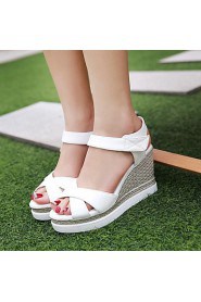 Women's Shoes Wedges Heels /Platform/Sling back/Open Toe Sandals Dress Black/Pink/White/Dark Green/Light Green