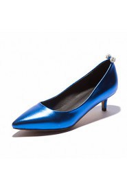 Women's Shoes Stiletto Heel/Pointed Toe Heels Office & Career/Party & Evening/DressBlue/Pink/Red/Silver /