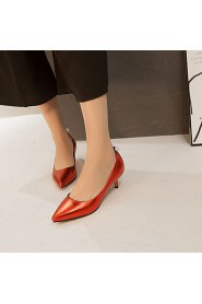 Women's Shoes Stiletto Heel/Pointed Toe Heels Office & Career/Party & Evening/DressBlue/Pink/Red/Silver /