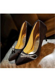 Women's Shoes Leatherette Stiletto Heel Heels Heels Wedding / Party & Evening Black / Red / Royal Blue