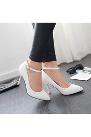 Women's Shoes Heel Heels / Pointed Toe Heels Office & Career / Dress / Casual Black / Pink / Red / White