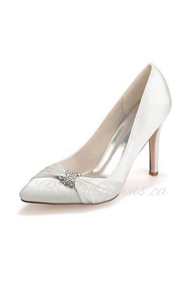 Women's Shoes Silk Stiletto Heel Pointed Toe Pumps/Heels Wedding/Party & Evening Wedding Shoes More Colors available