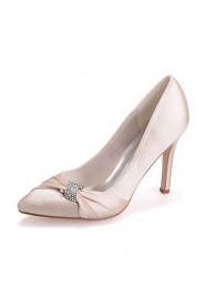 Women's Shoes Silk Stiletto Heel Pointed Toe Pumps/Heels Wedding/Party & Evening Wedding Shoes More Colors available