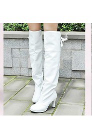 Women's Shoes Round Toe Stiletto Heel Knee High Boots More Colors Available