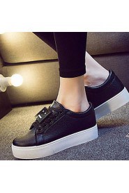 Women's Shoes Platform Flange Increased Within Comfort Leisure Fashion Sneakers