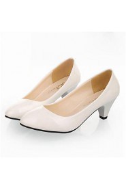 Women's Shoes Kitten Heel Heels Heels Office & Career / Casual Black / White