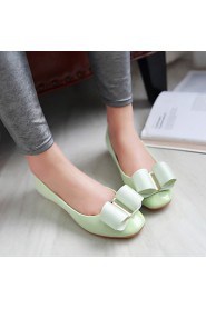 Women's Shoes PU Flat Heel Moccasin / Comfort / Square Toe / Closed Toe Flats Office & Career / Dress / Casual