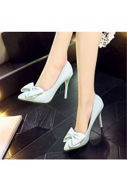 Women's Shoes Stiletto Heel Pointed Toe Heels Dress Black / Blue / Pink