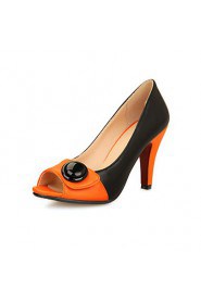 Women's Shoes Stiletto Heel Peep Toe Pumps with Split Joint Shoes Dress More Colors available