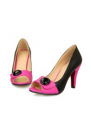 Women's Shoes Stiletto Heel Peep Toe Pumps with Split Joint Shoes Dress More Colors available