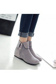 Women's Shoes Wedge Heel Round Toe Booties More Colors available