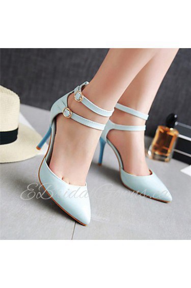 Women's Shoes Stiletto Heel Heels / Pointed Toe Heels Wedding / Party & Evening / Dress Blue / Pink / White