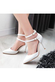 Women's Shoes Stiletto Heel Heels / Pointed Toe Heels Wedding / Party & Evening / Dress Blue / Pink / White