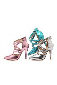 Women's Shoes Stiletto Heel Heels / Pointed Toe Heels Wedding / Party & Evening Blue / Pink / Silver