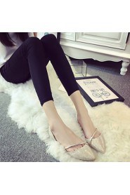 Women's Shoes Bling Flat Heel Ballerina / Pointed Toe Flats Office & Career / Party & Evening / Dress Silver / Gold