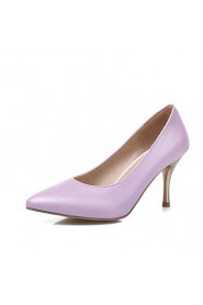 Women's Shoes Stiletto Heel/Pointed Toe Heels Office & Career/Party & Evening/Dress Pink/Purple/White/Light Green