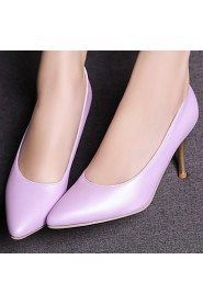 Women's Shoes Stiletto Heel/Pointed Toe Heels Office & Career/Party & Evening/Dress Pink/Purple/White/Light Green