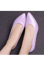 Women's Shoes Stiletto Heel/Pointed Toe Heels Office & Career/Party & Evening/Dress Pink/Purple/White/Light Green