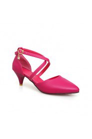 Women's Shoes Kitten Heel Heels Pumps/Heels Office & Career/Dress Black/Red/Beige