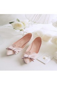 Women's Shoes Leatherette Stiletto Heel Heels Heels Office & Career / Party & Evening / Dress Pink / White